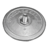 Rudder pair anodes Ø70mm with hardware