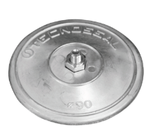 Rudder pair anodes Ø90mm with hardware