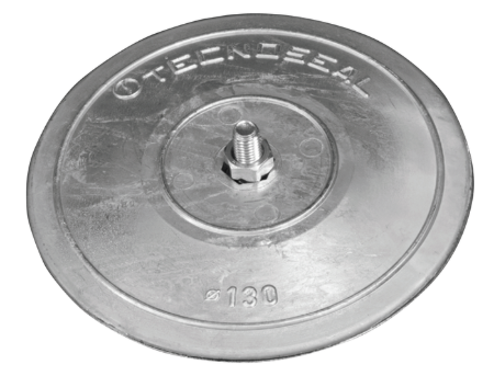 Roerofferanodes, Set van 2, met Bevestigingsmateriaal Ø130mm