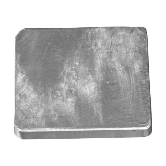 Plate for Flaps SQUARE without holes 100x100 h10