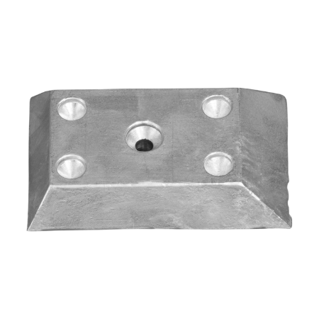 Placa para Cascos 122x81x20 - 1 Agujero