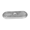 USA plate 216X80X12,6 WITH 1 HOLE