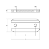 Rectangular plate for Bilge Keel