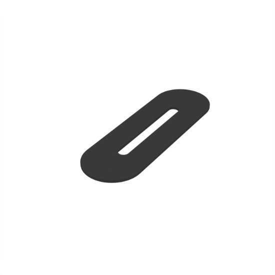 Rubber pad for UK plates