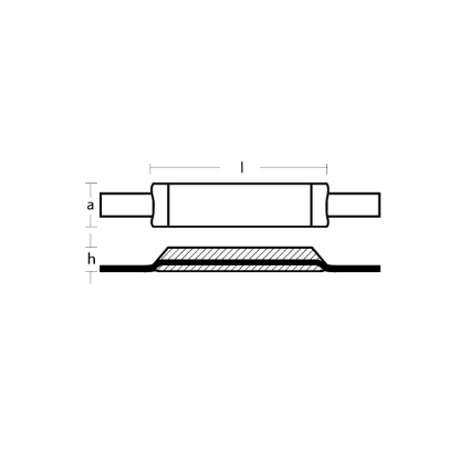 ingot type weld on anode 1,6kg