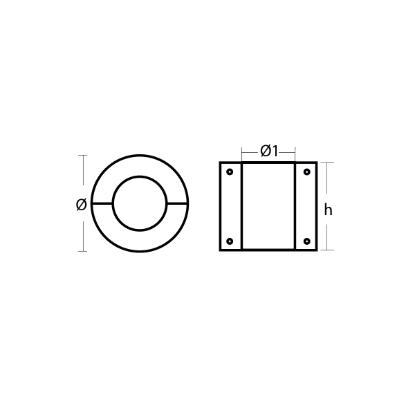 Barrel Shaft anode Ø 95mm