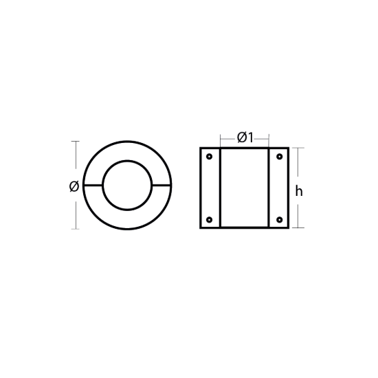 Barrel Shaft anode Ø 95mm