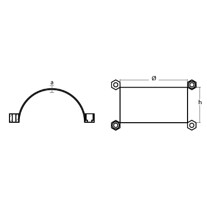 Silver shaft grounding Ø 115 - N.1 silver bathed ring with N.1 brush holder and N.2 brushes