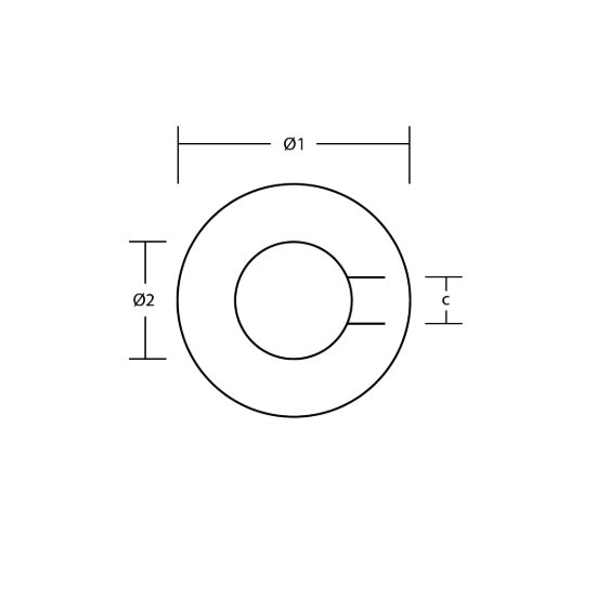Stainless Steel washer for Radice type prop anode 22-25