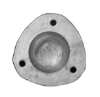 Compatible Max Prop - 3 holes propeller anode Ø65 ext, Ø 38 int.