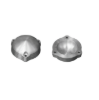 Compatibile Max Prop - 3 holes propeller anode Ø120