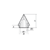 Compatible Max Prop cone shape anode