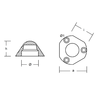 Autoprop propeller anode H9
