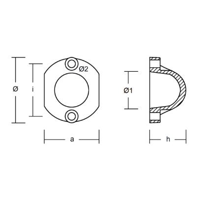 Autoprop propeller anode H20
