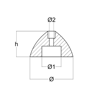 Sea Drive propeller nut