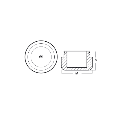 Magellano propeller anode Ø157