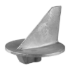 Mercury standard trim tab anode - Pinna per motori Mercury