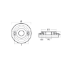 Vetus small collar anode for KGF75 and 95