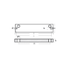 Johnson-Evinrude Stern Bracket anode - Anodo per supporto motore Johnson - Evinrude