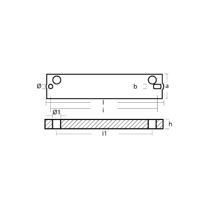 Johnson-Evinrude Stern Bracket anode - Anodo per supporto motore Johnson - Evinrude