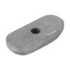 Johnson - Evinrude Gearcase anode - Piastrina per fuoribordo Johnson - Evinrude