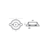 Bukh saildrive collar anode - Collare per saildrive Bukh