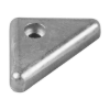 Volvo Penta triangle anode plate - Anodo triangolare Volvo Penta