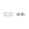 Honda Small plate anode -Anodo per motori Honda