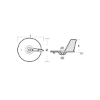Honda trim tab anode - Pinna per motori Honda