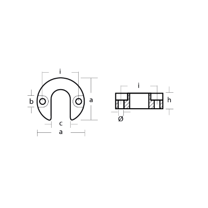 Mercury collar for trim cylinder - Collare per trim