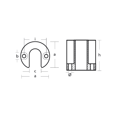 Mercury collar for trim cylinder - Collare per trim