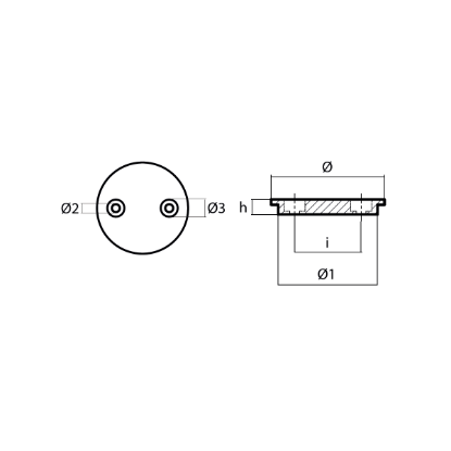 Mercury/Mercruiser Gear Box anode - Anodo mercury Mercruiser per scatola ingranaggi