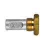 Renault pencil anode Ø14 L.28 complete with brass plug th.18X1,5