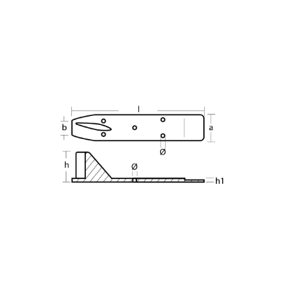 Selva trim tab anode - pianna per Motori Selva