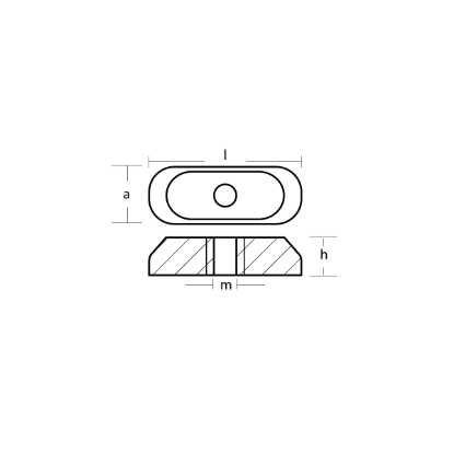 Suzuki small plate for  Suzuki gear case - Piastrina per fuoribordo Suzuki