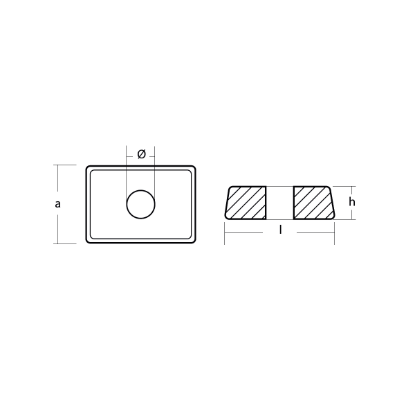 Tohatsu Plate for engine - Piastrina per motori Tohatsu