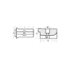 Volvo Penta small anode plates for folding propeller - Piastrina per elica abbattibile Volvo Penta