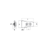 Volvo Penta cavitation plate for outdrive - Anodo per piede poppiero Volvo Penta