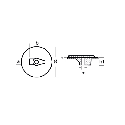 Yamaha  High Performance Trim Tab Anode - Placca per trim tab Yamaha