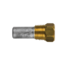 Yamaha pencil anode Ø12 L.52  complete with brass plug  th.3/8''NPT