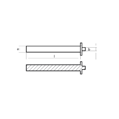Yamaha Small anode for crankcase cylinder - Anodo interno per motore Yamaha