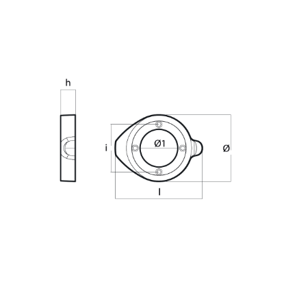 ZF Collar anode for Saildrive - Anodo a collare per saildrive ZF