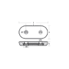 Austal Catamarans bolt on recessed hull anode - Anodo recessato