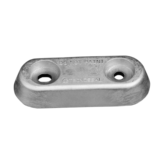 Kamewa  oval plate anode for engines - Piastra ovale asolata per motori Kamewa