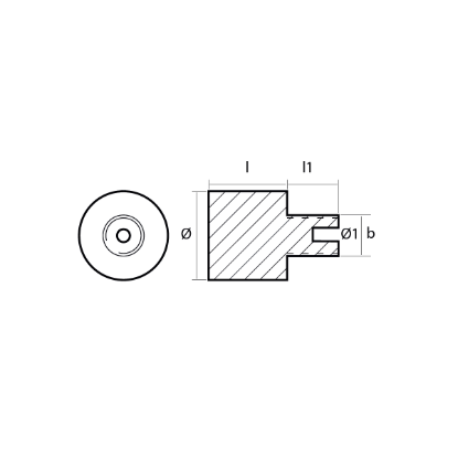 Condaria pencil anode for A/C system