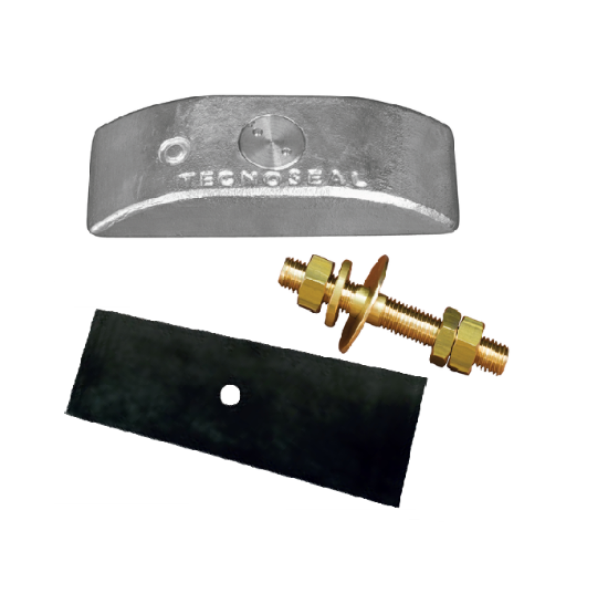 Plate for Stern CAP series 230x80h40 1hole complete with hardware