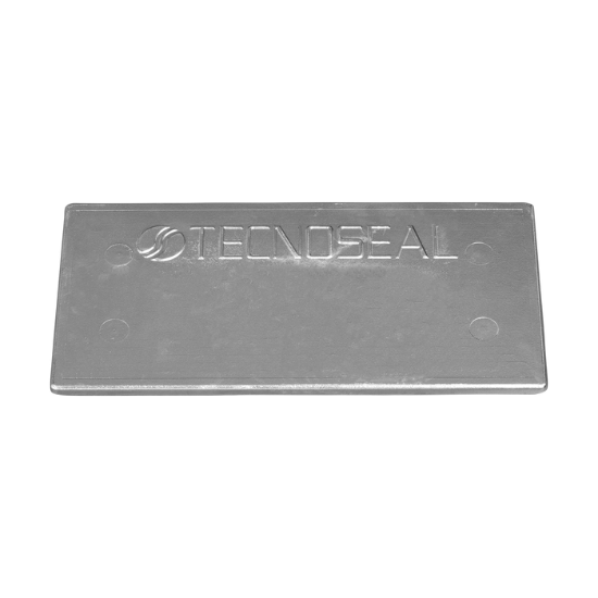 Oval plate without strap 270x120x30 H.C.150