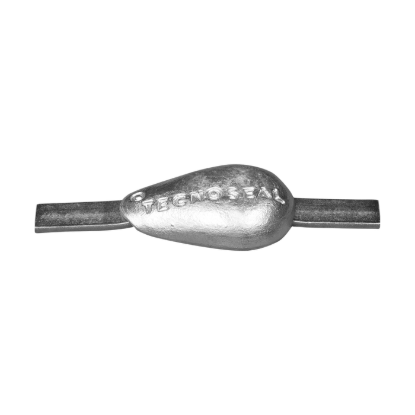 Tear drop weld-on anode