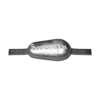 Tear drop weld-on anode