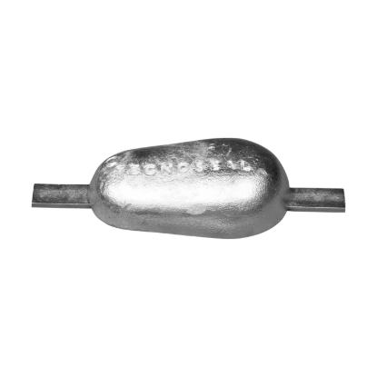 Tear drop weld-on anode